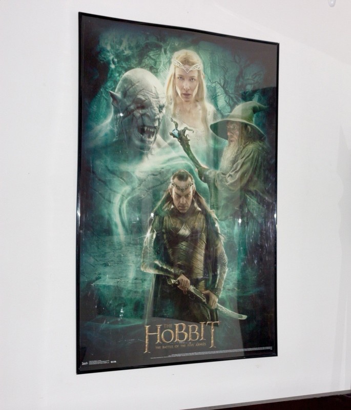 THE HOBBIT 3 POSTER GANDALF ELROND GALADRIEL 22x34