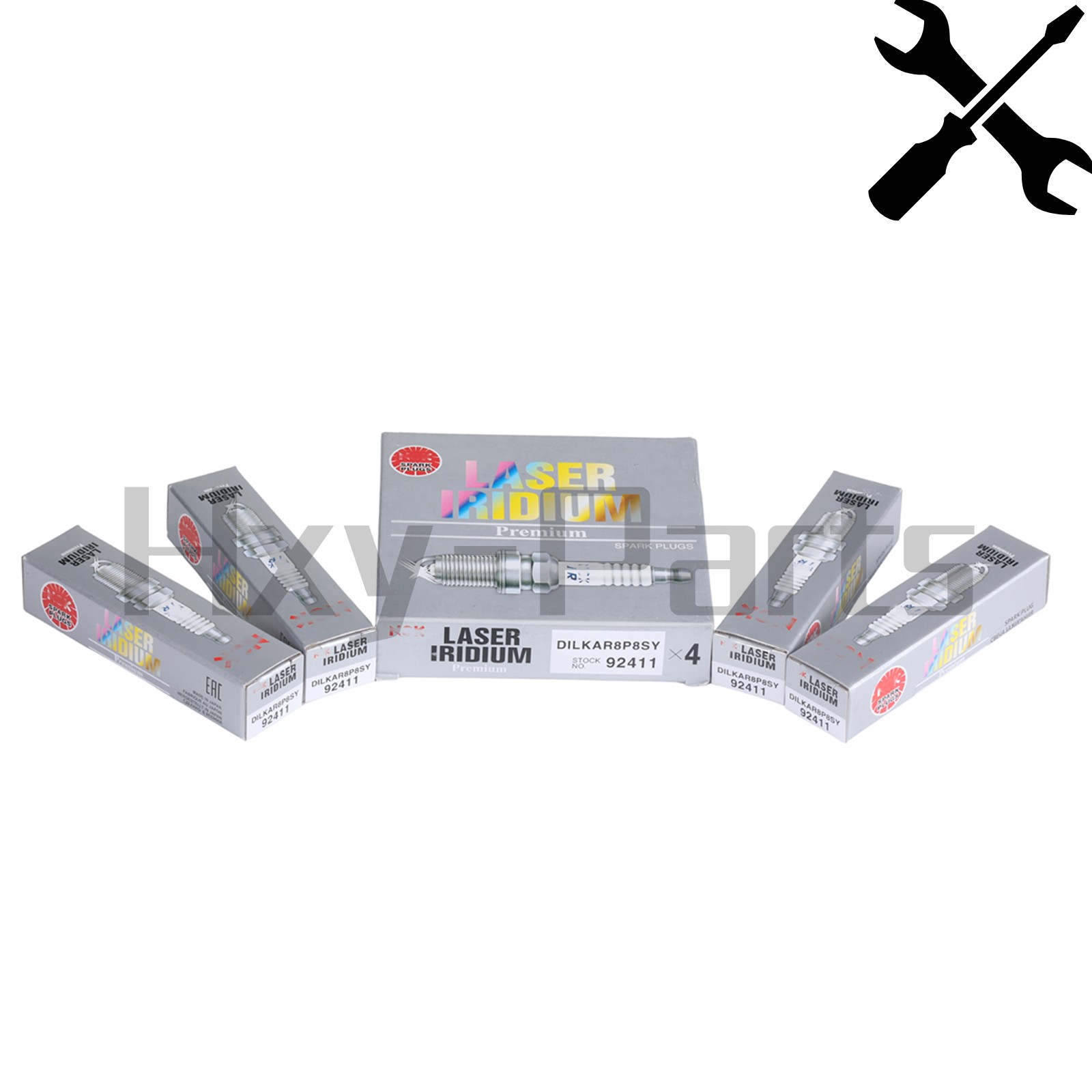 4X For Honda Accord Acura 1.5T DILKAR8P8SY 92411 Iridium Platinum Spark Plug NGK