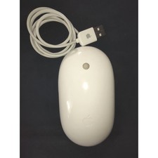 Apple Mighty Mouse A1152 USB Optical Scroll Ball Computer Mouse 30" Cord