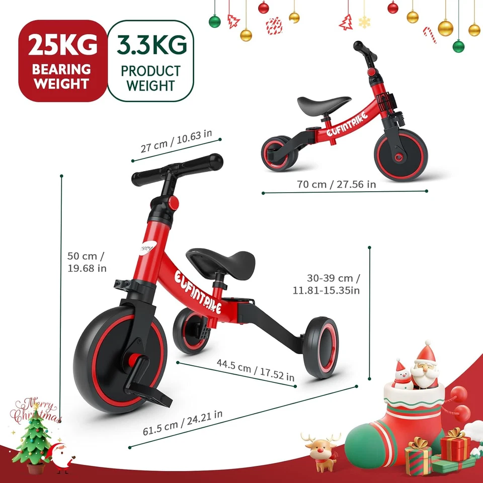 New Boys Toddler Trike Bike Toy For Kids Age 1-5 Year Old Pedal Powered Tricycle - Image 4 of 4