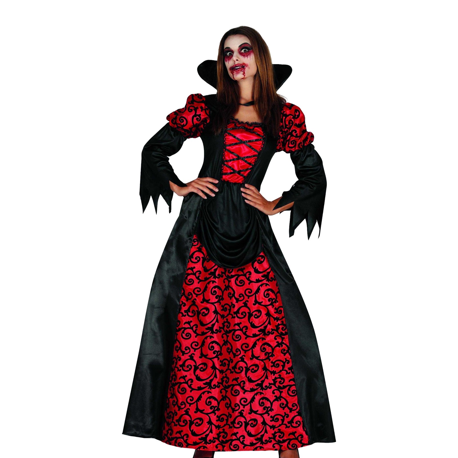 Fiestas Guirca Set de Disfraces Diseño Vampiresa para Mujer (FG747)