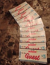 10 On The Border Coupons No Exp Participating US Restaurants Mexican $50 Value