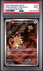 2025 POKEMON DRI EN-DESTINED RIVALS ILLUSTRATION RARE TEAM ROCKET'S MEOWTH PSA 9