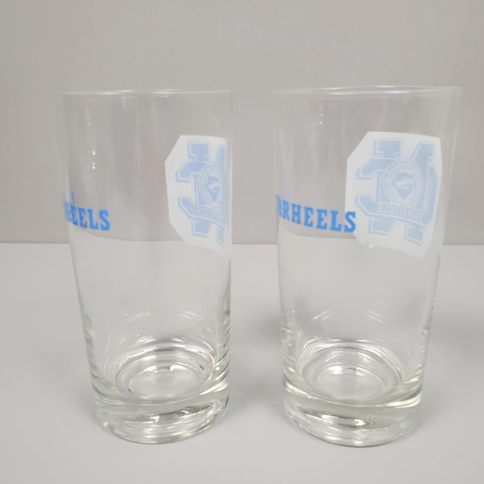 Juego de 2 tacones alquitranados NCAA de colección Carolina del Norte UNC vaso cóctel 12 oz Foto 4 de 4