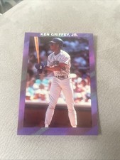 Ken Griffey Jr Seattle Mariners Purple Blue Glossy E Oddball NM