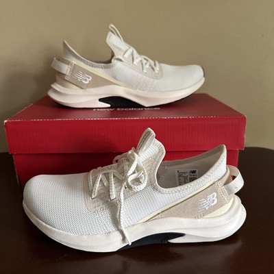 Women s Size 7 New Balance DynaSoft Nergize Sport v2 White Beige WNRGSAC2