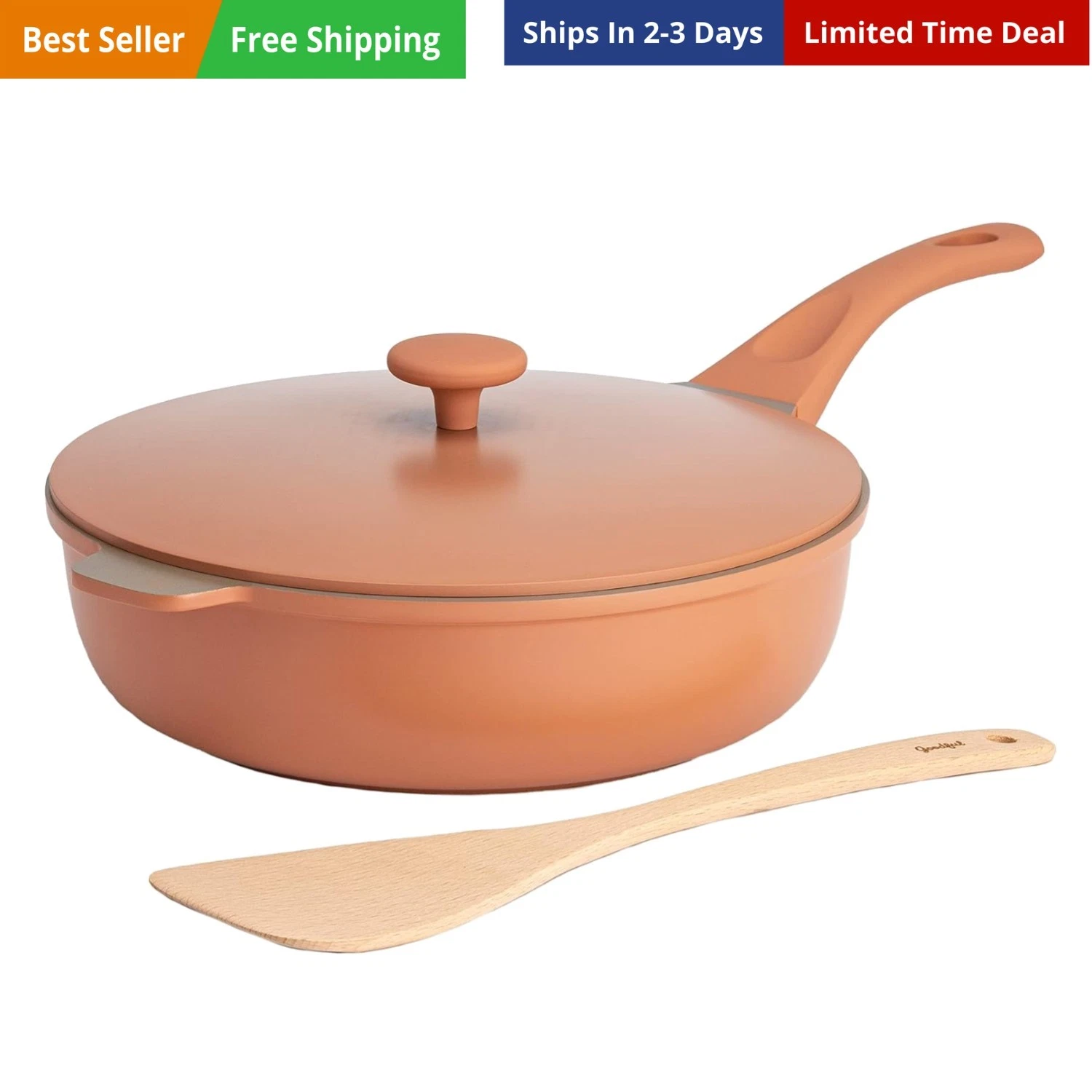 All-in-One Pan, Multilayer Nonstick, High-Performance Cast Construction, Mult...