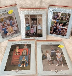 Vintage Lot Of 5 Chery Williams Heirloom Patterns Boys And Girls Clothing