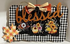 Blessed Fall Harvest - Homemade Wood Decor