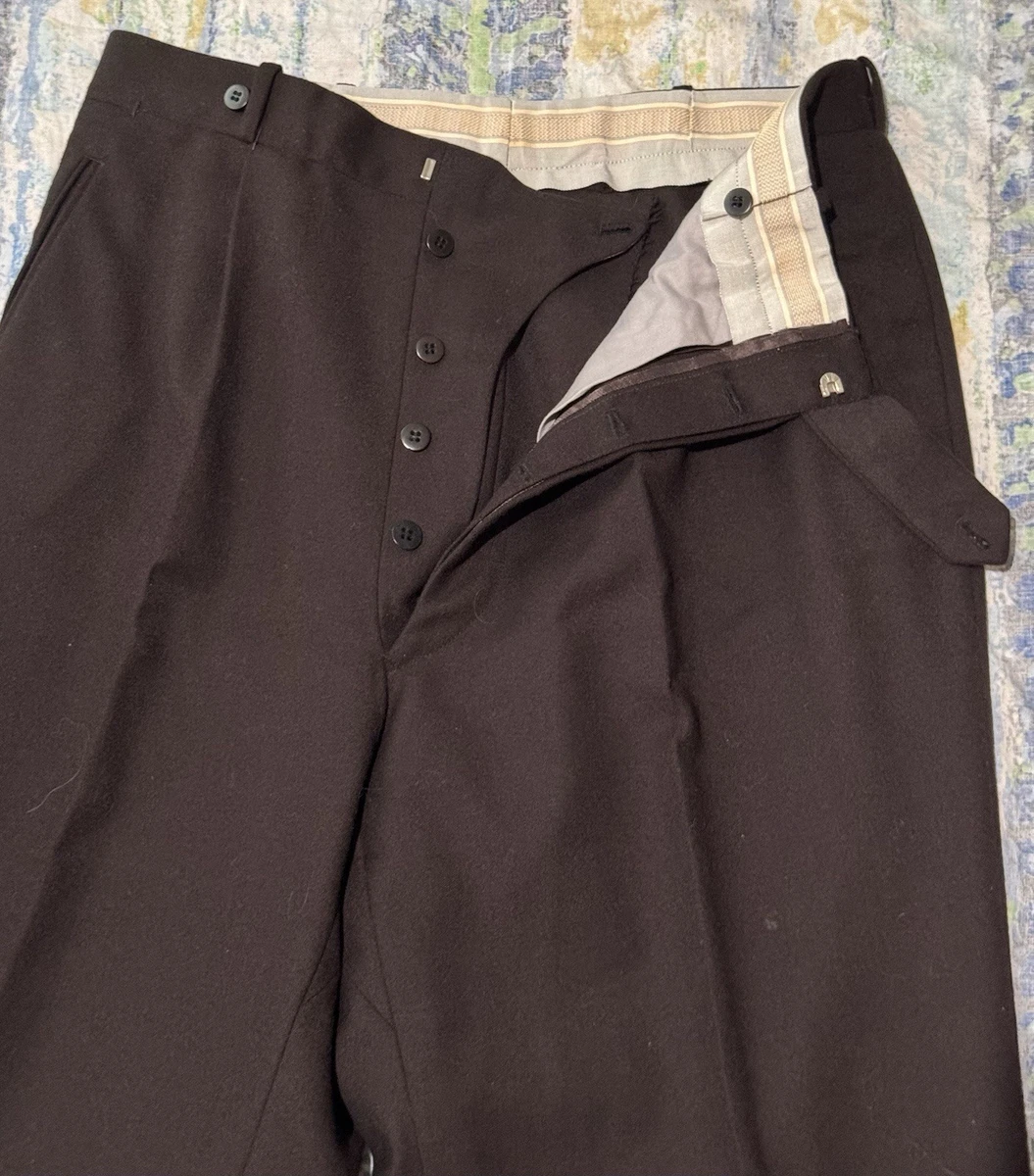 Regular 34 Size 100% Wool Vintage Pants for Men for sale | eBay