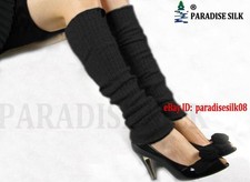 One Pair New Soft Ribbed Knit Wool Leg Warmers 2188