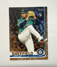 Topps 2019 Update Series Justus Sheffield #US123 Rookie Seattle Mariners #/25 
