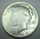 1925 P * SILVER PEACE DOLLAR as Seen * USA ONLY Please * Combine still only $5.