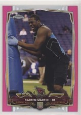 2014 Topps Chrome BCA Pink Refractor 90/399 Kareem Martin #162 1u6