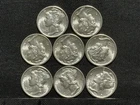 1941-S Mercury Dime BU  (Lot of 8)
