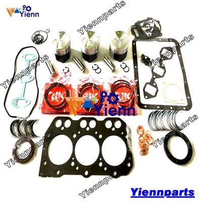 overhaul rebuild kit For John Deere 430 455 755 670 With Yanmar 3TNA72 engine