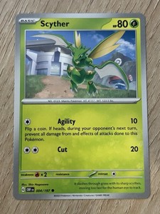 Pokemon Card Scyther | eBay Pokemon Card Scyther | eBay