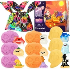 🎃 9 Pcs Halloween Bath Bombs for Kids with Surprise Inside