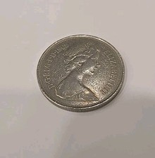 1968 United Kingdom 10 Ten New Pence Queen Elizabeth II Lion Actual Coin TK9758*