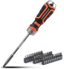 Ratcheting Screwdriver Set, 31-Piece Precision Multi-Bit Ratchet Screw Drivers (