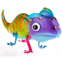 Metalleidechse, Ca. 34 X 11 X 16 Cm – Multicolor