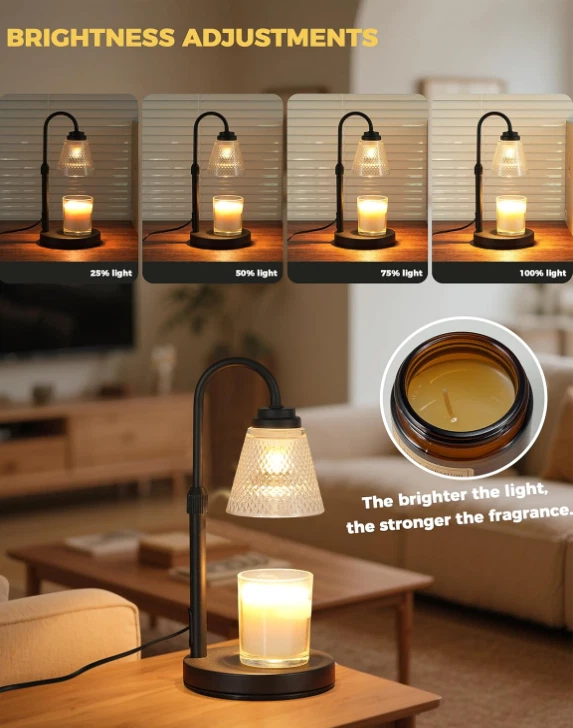 Lámpara calculadora de velas con temporizador y regulador, decoración para hogar Foto 3 de 4