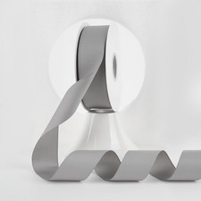 Gray Grosgrain Ribbon 1-1/2 Inch Silver Grosgrain Hair Ribbons 50 Yards per Roll