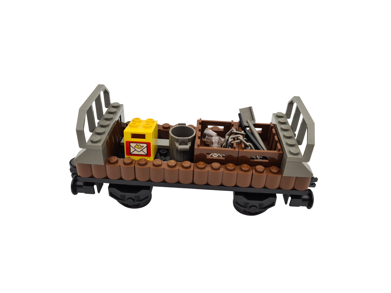Riage Brown Cargo Wagon Car