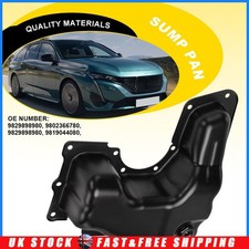 FOR PEUGEOT 108 208 2008 301 308 1.2 PETROL 12-24 ENGINE OIL SUMP PAN 9802366780