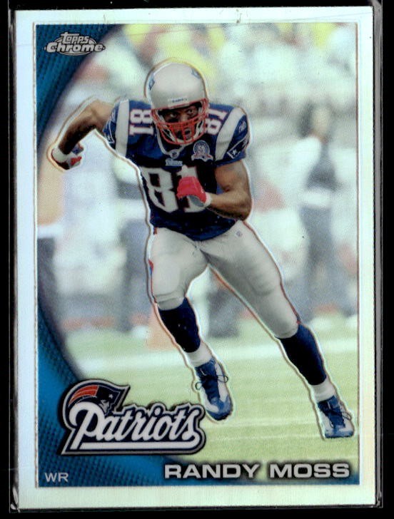 L48,600 - 2010 Topps Chrome Refractors #C143 Randy Moss