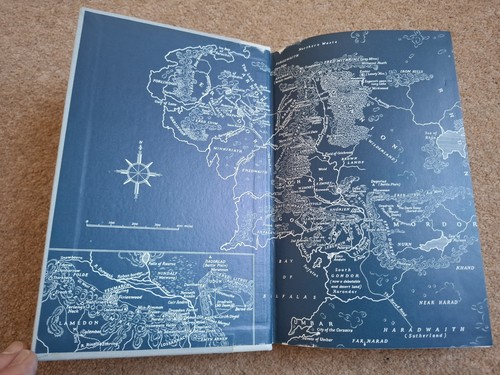 THE LORD OF THE RINGS - J R R TOLKIEN 3 Volumes Folio Society 1977 first edition - Foto 5 di 19