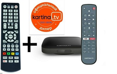 Kartina EVA WLAN 4K Receiver Kartina-TV  mit Bluetooth + Fernbedienung Düne