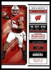 Russell Wilson 2018 Panini Contenders Draft Picks #87 Wisconsin Badgers NFL READ