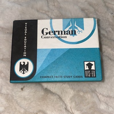 German Conversation  Cards Vis-Ed Academic Study Card Set  Learning Language
