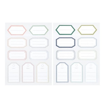 5 Sheets Sticker Paper Self Adhesive Labels for Name Marking and Organizing