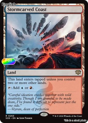 Stormcarved Coast EN [SOS - 263] - NM [Foil] TCG MTG
