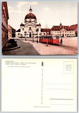 Warsaw Poland Postcard St. Casimir Church New Town Square Ruch 1963