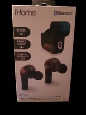  iHome "XT-12 True Wireless Earbuds" (HM-AU-BE-214-BK)