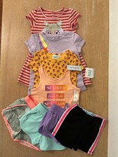 Cat Jack, Carter's, Roots Threads, Others Girls Clothing Lot of 8 Size 4-5