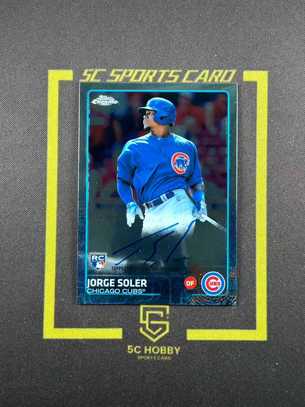 2015 Topps Chrome Rookie Chrome Auto Jorge Soler FCSDS