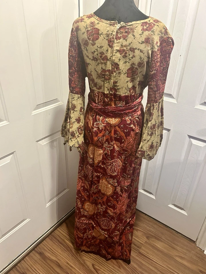 Vintage Floral Smocked Neiman Marcus Cottagecore Dress - Image 3 of 3