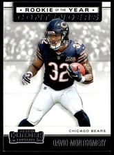 2019 Panini Contenders Rookie of the Year David Montgomery Chicago Bears #RYA-DM
