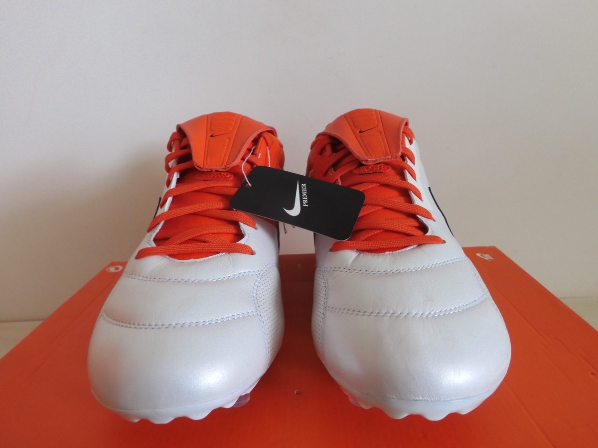 Nike the Nike Premier III Fg White-Orange-Black Sz 11 [HM0265-800