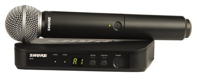 Shure BLX24/SM58-H11 Live Vocal Wireless Microphone System (H11: 572 to 596 MHz)