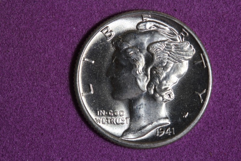 ESTATE FIND 1941 - D MERCURY DIME!!  #N08355