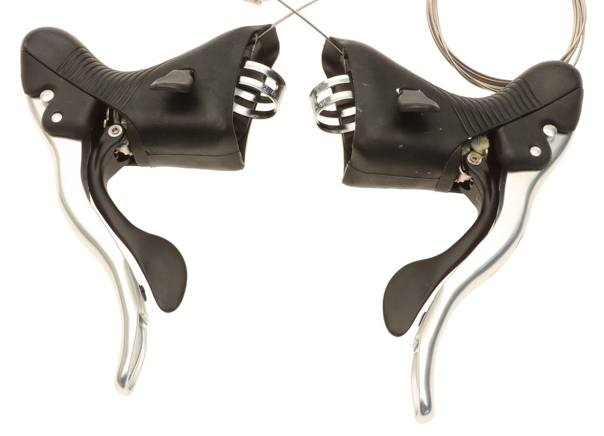 Campagnolo Veloce 10 Speed Ergopower Brake Levers Shifters Silver