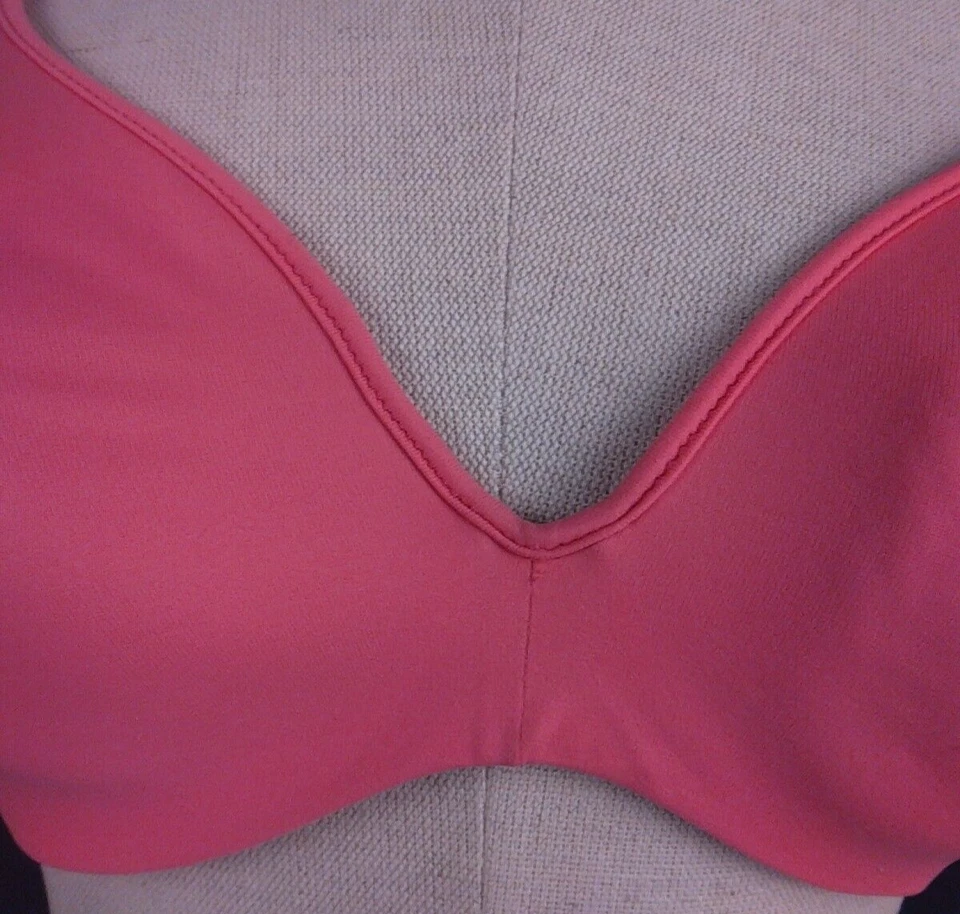 Sujetador Camiseta Barely There 4104 Rosa Nylon Con Aros Talla 38 C (26) Foto 2 de 4
