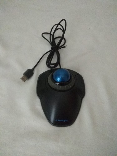 Kensington Orbit Trackball Marble Mouse Scroll Ring K72337 M01047 TESTED