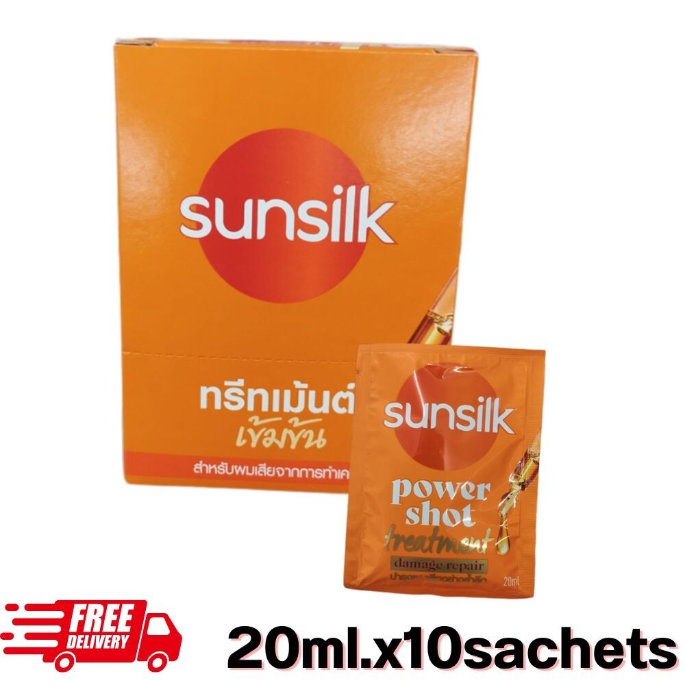 Sunsilk Treatment for damaged hair (Orange) 20 ml. (Pack of 10