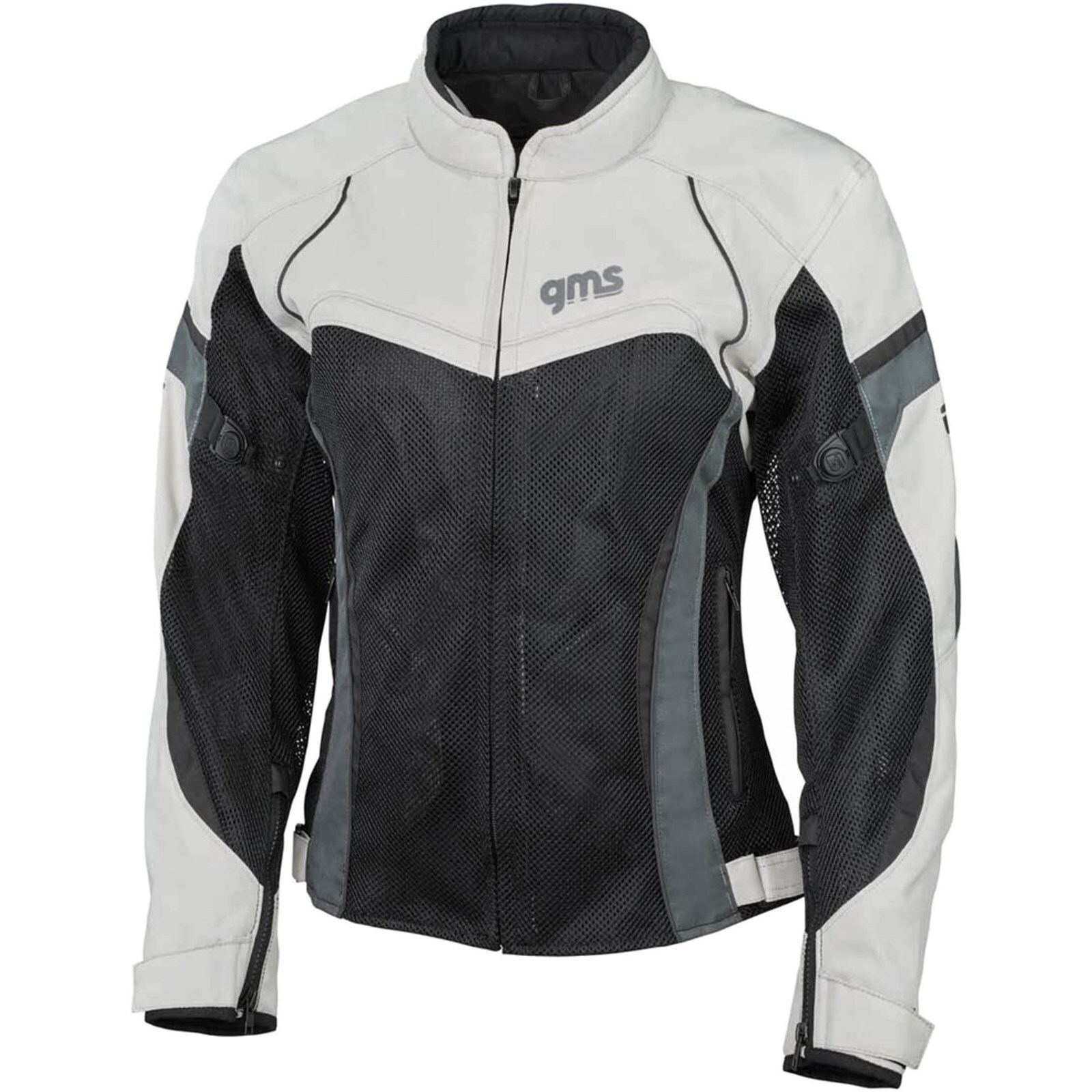 Gms Women's Sand/Black Tara Mesh Motorcycle Textile Jacket - Image 2